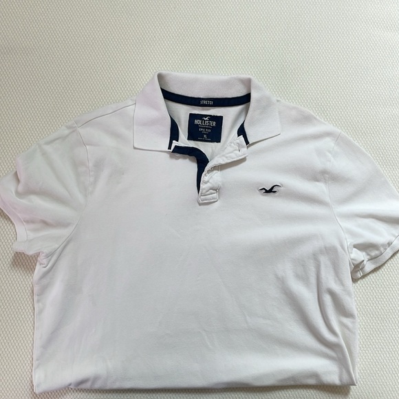 Men’s White Hollister Polo - Picture 3 of 3